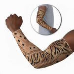 Africa Tiger Mix Dashiki Tribal Pattern Arm Sleeves