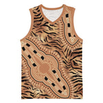 Afro Tiger Mix Dashiki Tribal Pattern Basketball Jersey LT9