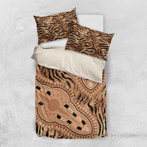 Afro Tiger Mix Dashiki Tribal Pattern Bedding Set