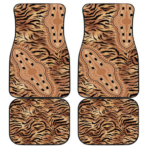 Afro Tiger Mix Dashiki Tribal Pattern Car Mats