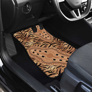 Afro Tiger Mix Dashiki Tribal Pattern Car Mats