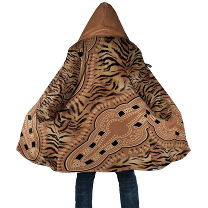 Africa Tiger Mix Dashiki Tribal Pattern Cloak