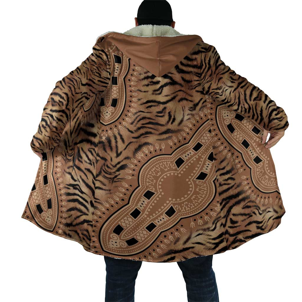 Africa Tiger Mix Dashiki Tribal Pattern Cloak