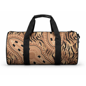 Africa Tiger Mix Dashiki Tribal Pattern Duffle Bag