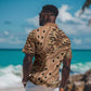 Afro Tiger Mix Dashiki Tribal Pattern Hawaiian Shirt