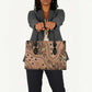 Africa Tiger Mix Dashiki Tribal Pattern Leather Bag