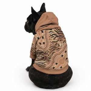 Africa Tiger Mix Dashiki Tribal Pattern Pet Hoodie