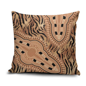 Africa Tiger Mix Dashiki Tribal Pattern Pillow Cover