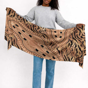 Africa Tiger Mix Dashiki Tribal Pattern Simple Headwrap