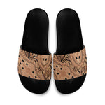 Africa Tiger Mix Dashiki Tribal Pattern Slide Sandals