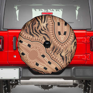 Afro Tiger Mix Dashiki Tribal Pattern Spare Tire Cover