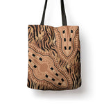 Africa Tiger Mix Dashiki Tribal Pattern Tote Bag