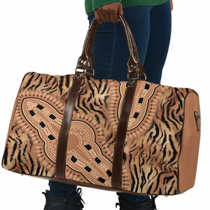 Africa Tiger Mix Dashiki Tribal Pattern Travel Bag