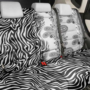 Afro Zebra Mix Paisley Tribal Pattern Back Car Seat Cover