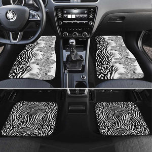 Afro Zebra Mix Paisley Tribal Pattern Car Mats