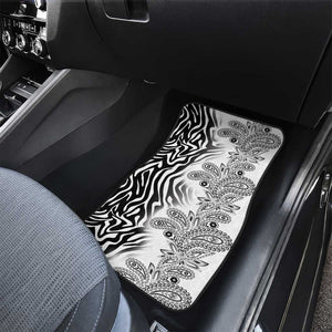 Afro Zebra Mix Paisley Tribal Pattern Car Mats