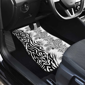 Afro Zebra Mix Paisley Tribal Pattern Car Mats