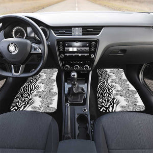 Afro Zebra Mix Paisley Tribal Pattern Car Mats