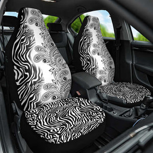 Afro Zebra Mix Paisley Tribal Pattern Car Seat Cover