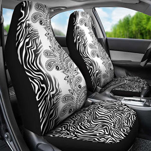 Afro Zebra Mix Paisley Tribal Pattern Car Seat Cover