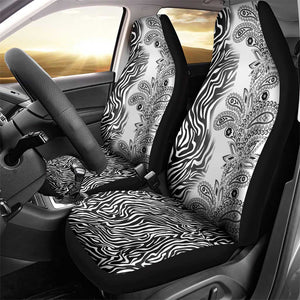 Afro Zebra Mix Paisley Tribal Pattern Car Seat Cover