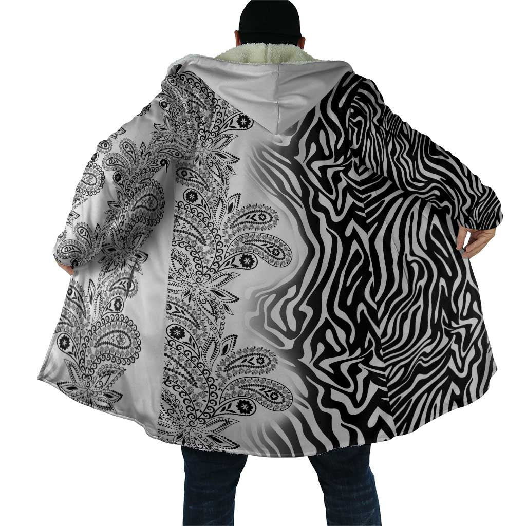 Africa Zebra Mix Paisley Tribal Pattern Cloak