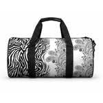 Africa Zebra Mix Paisley Tribal Pattern Duffle Bag