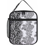 Africa Zebra Mix Paisley Tribal Pattern Lunch Bag