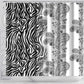 Afro Zebra Mix Paisley Tribal Pattern Shower Curtain