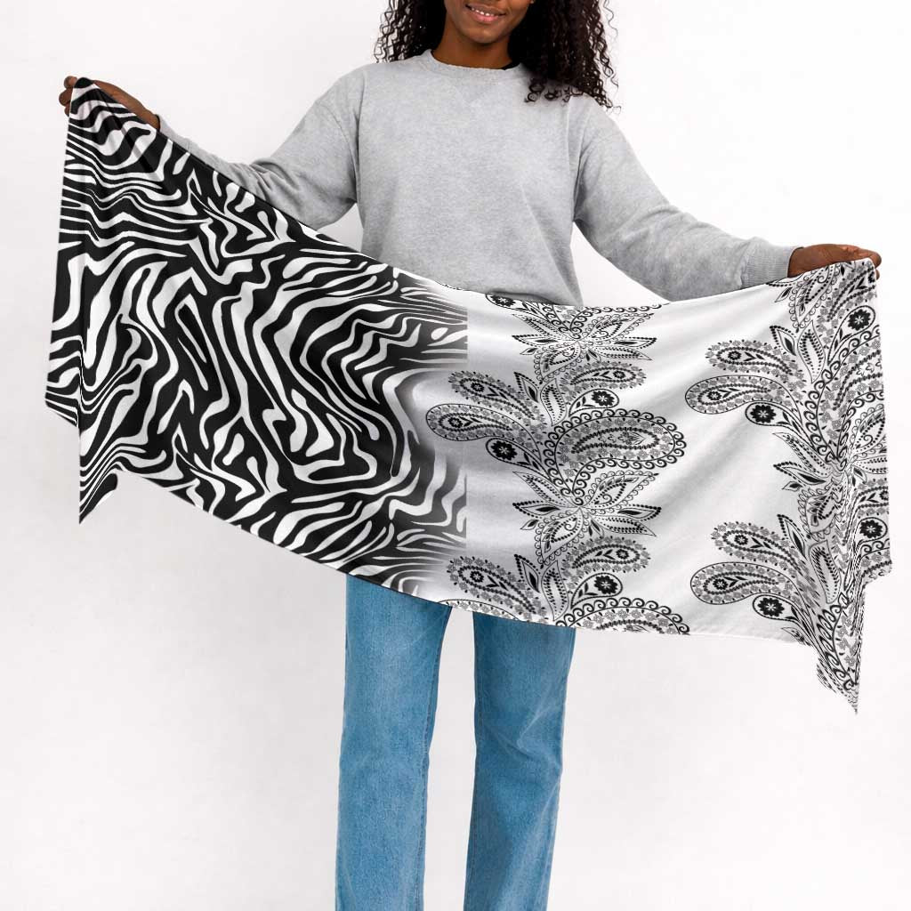 Africa Zebra Mix Paisley Tribal Pattern Simple Headwrap