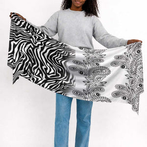 Africa Zebra Mix Paisley Tribal Pattern Simple Headwrap