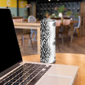 Afro Zebra Mix Paisley Tribal Pattern Skinny Tumbler