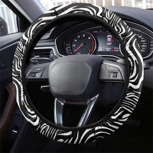 Afro Zebra Mix Paisley Tribal Pattern Steering Wheel Cover