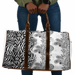 Africa Zebra Mix Paisley Tribal Pattern Travel Bag