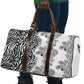 Africa Zebra Mix Paisley Tribal Pattern Travel Bag