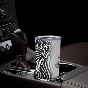 Afro Zebra Mix Paisley Tribal Pattern Tumbler Cup