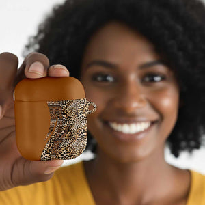Africa Leopard Mix Native Tribal Pattern AirPods Case