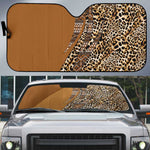 Africa Leopard Mix Native Tribal Pattern Auto Sun Shade