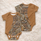 Africa Leopard Mix Native Tribal Pattern Baby Onesie