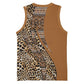 Afro Leopard Mix Native Tribal Pattern Basketball Jersey LT9