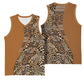 Afro Leopard Mix Native Tribal Pattern Basketball Jersey LT9