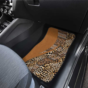 Afro Leopard Mix Native Tribal Pattern Car Mats