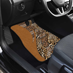 Afro Leopard Mix Native Tribal Pattern Car Mats