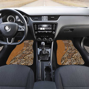 Afro Leopard Mix Native Tribal Pattern Car Mats