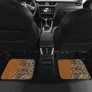 Afro Leopard Mix Native Tribal Pattern Car Mats