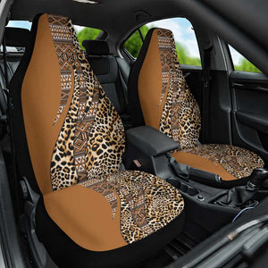 Afro Leopard Mix Native Tribal Pattern Car Seat Cover