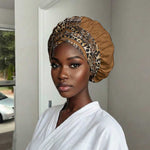 Africa Leopard Mix Native Tribal Pattern Easy Headwrap