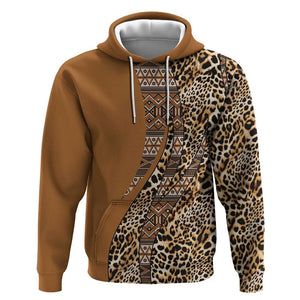 Afro Leopard Mix Native Tribal Pattern Hoodie