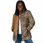 Africa Leopard Mix Native Tribal Pattern Padded Jacket