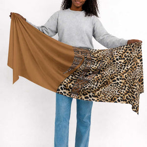 Africa Leopard Mix Native Tribal Pattern Simple Headwrap